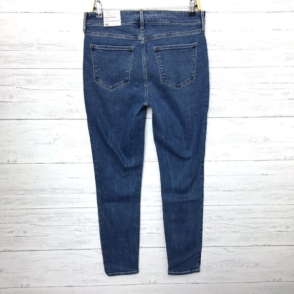 NEW Old Navy Rockstar Super Skinny Jeans High Rise Stretch size 10 length 29" - Picture 2 of 8